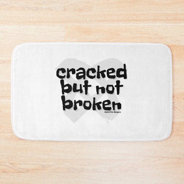 Item preview, cracked but not broken black shad text dizkorce designed and sold by Dizkorce.