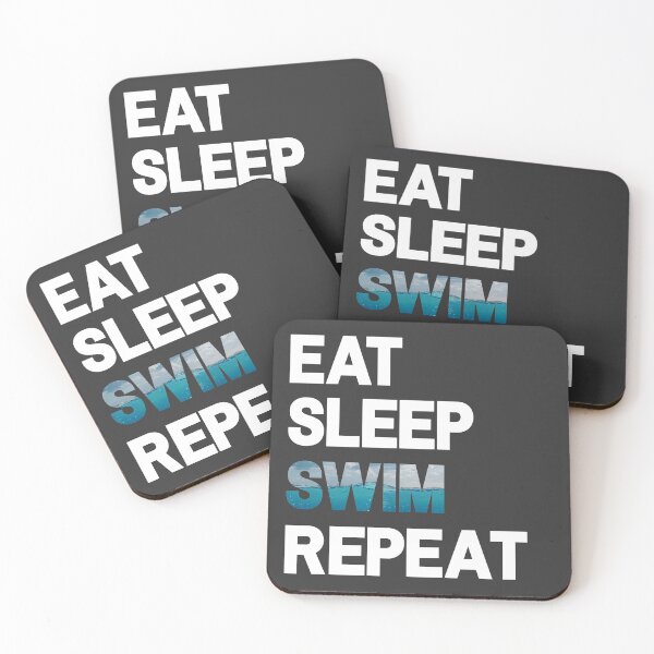 Item preview, EAT SLEEP SWIM REPEAT Underwater designed and sold by SimplePickUps.