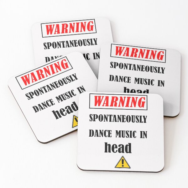 Item preview, Warning spontaneously dance music in head designed and sold by hemokhtar.