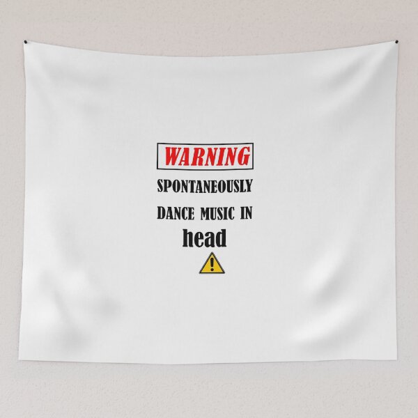 Item preview, Warning spontaneously dance music in head designed and sold by hemokhtar.