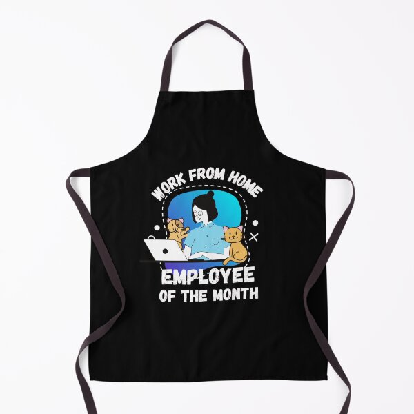 Item preview, Work From Home Employee Of The Month designed and sold by Rhu Creations.