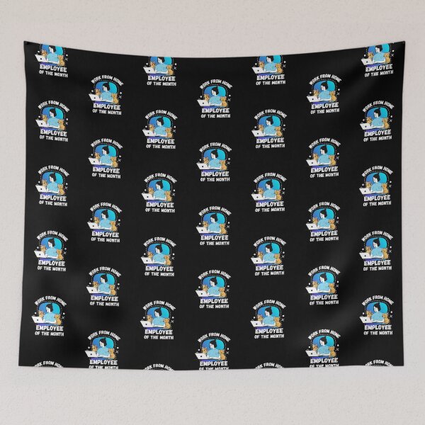 Item preview, Work From Home Employee Of The Month designed and sold by Rhu Creations.