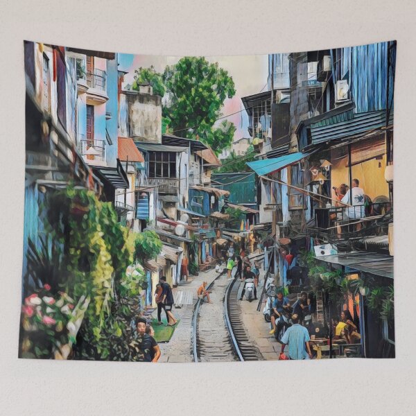 Item preview, Hanoi Streets designed and sold by SofiaStutio.