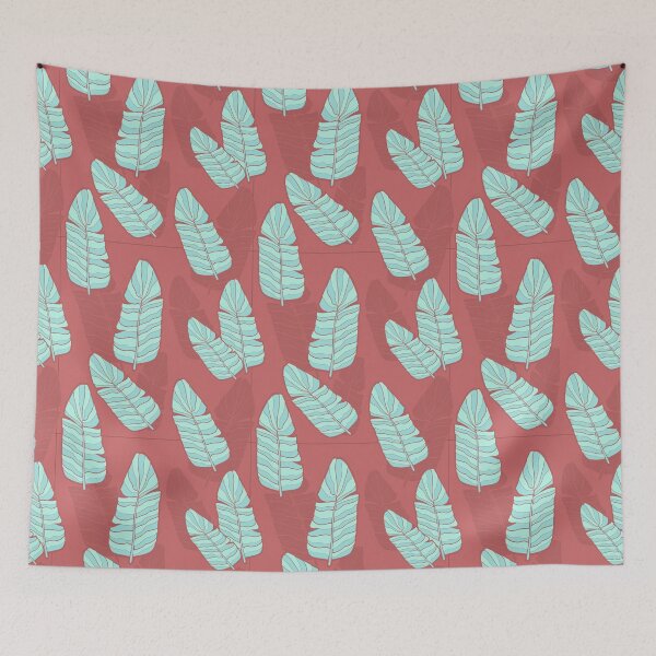 Item preview, Banana Leaf Pattern Print Art Design designed and sold by Spot Sweet.