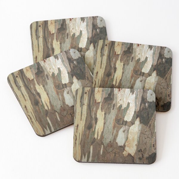 Item preview, Eucalyptus Tree Exfoliating Bark Abstract Photograph designed and sold by taiche.
