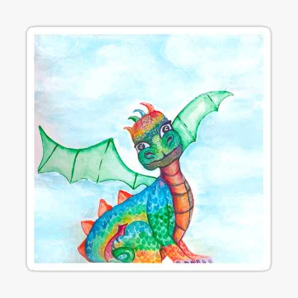 Item preview, Color dragon designed and sold by TheMuddyCatCo.