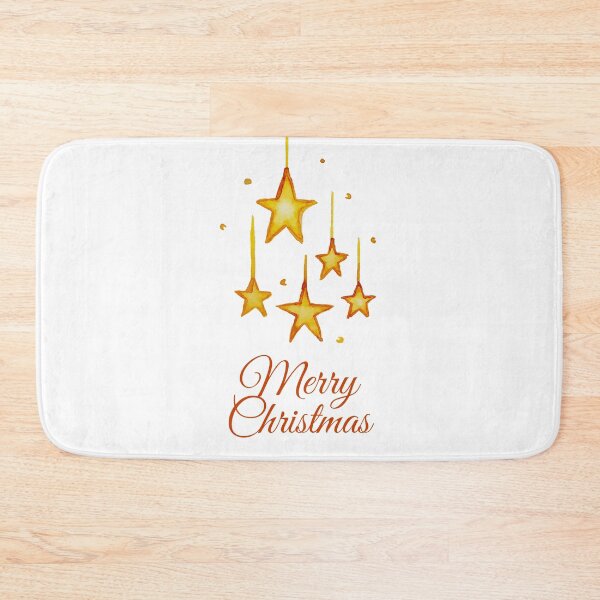 Item preview, Merry Christmas Yellow Shooting Stars designed and sold by BohoMoon.