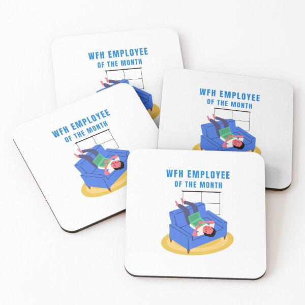 Item preview, Work From Home Employee Of The Month designed and sold by joabaj.