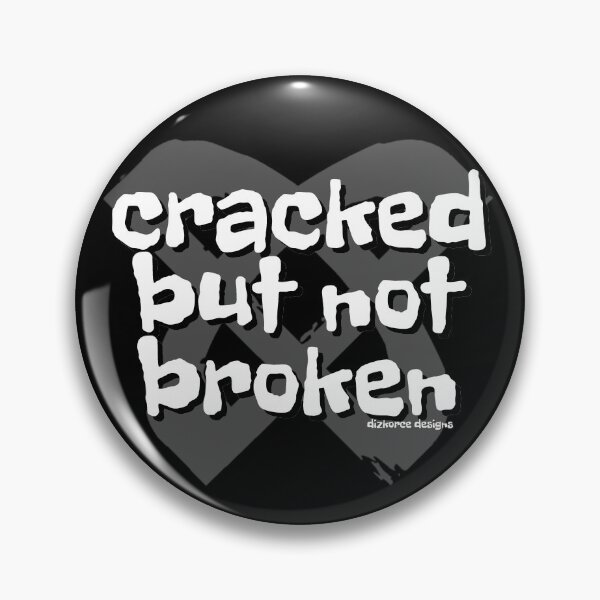 Item preview, cracked but not broken white shad text dizkorce designed and sold by Dizkorce.
