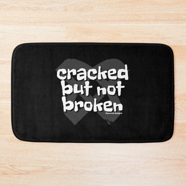 Item preview, cracked but not broken white shad text dizkorce designed and sold by Dizkorce.
