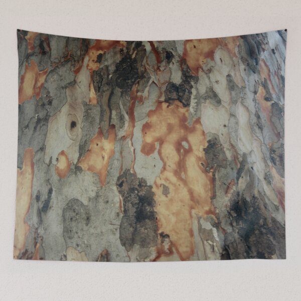 Item preview, Eucalyptus Tree Shedding Bark Abstract Photography designed and sold by taiche.