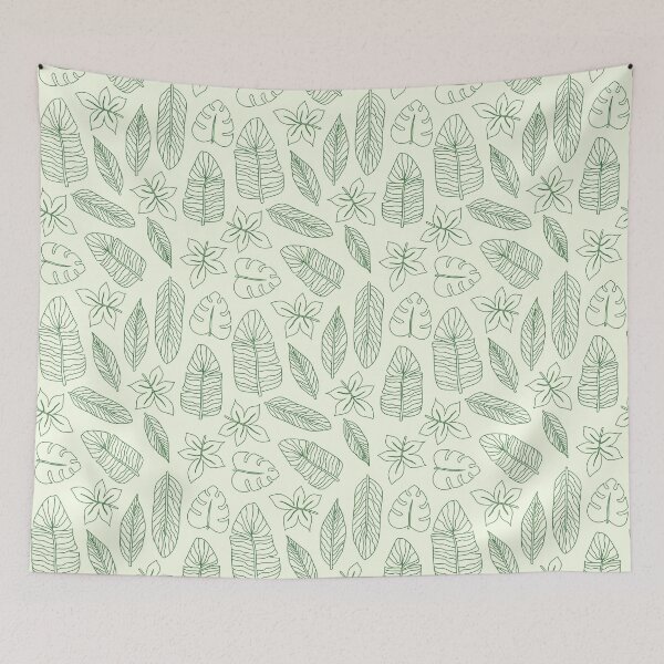 Item preview, Banana Leaf Pattern Print Art Design designed and sold by Spot Sweet.