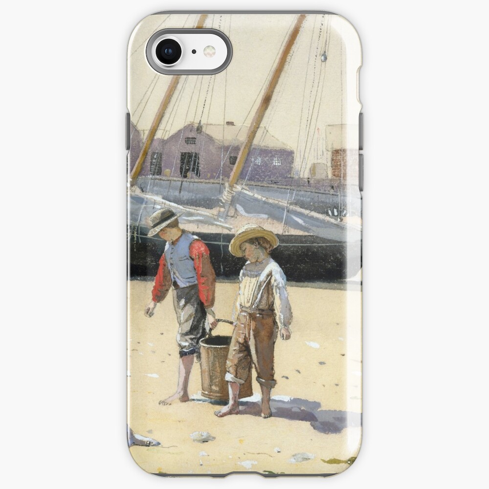 Winslow Homer, A BASKET OF CLAMS iPhone Case & Cover