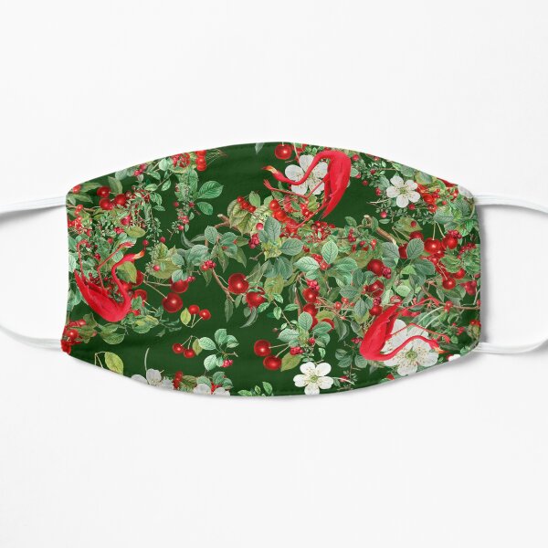Christmas Hawaiian | Flamingo Pattern| Floral Pattern | Cherry Pattern Mask