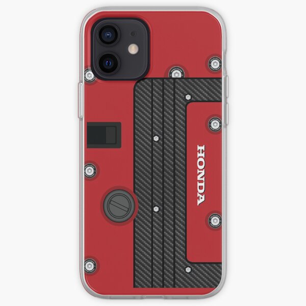 Honda Engine K Series Red iPhone Soft Case