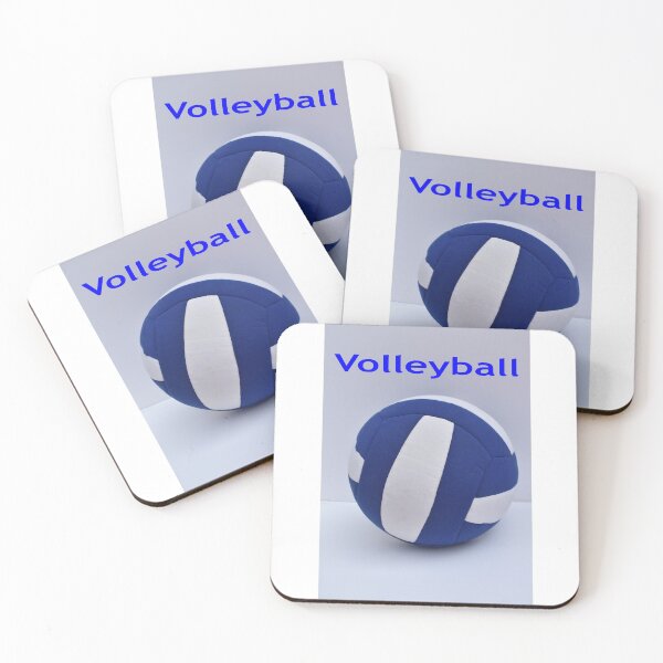 Item preview, Blue and White Volleyball with Text designed and sold by SEEphotos7171.