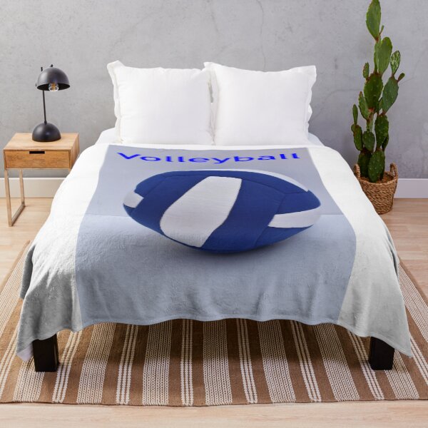 Item preview, Blue and White Volleyball with Text designed and sold by SEEphotos7171.