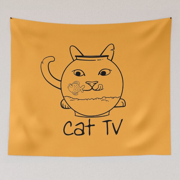 Item preview, Cat TV designed and sold by LazyBuffalo.