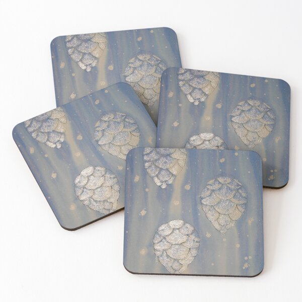 Item preview, Pine cones / mixed media paintings designed and sold by DoreenGehrkeArt.