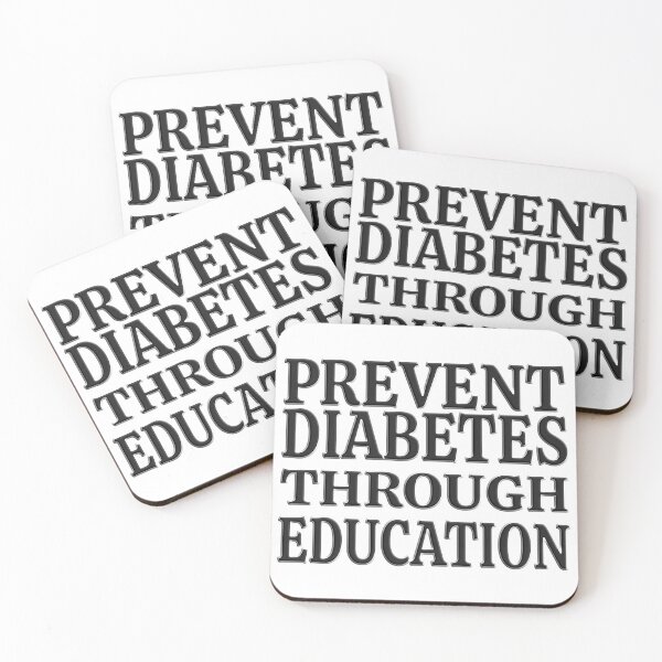 Item preview, PREVENT DIABETES THROUGH EDUCATION - HAPPY WORLD DIABETES DAY designed and sold by Ralek.
