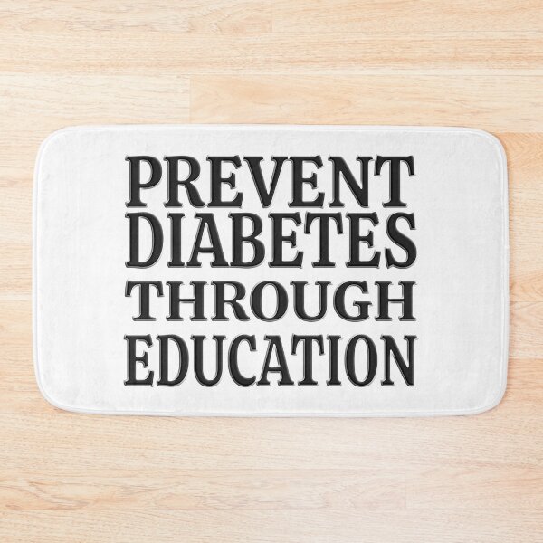 Item preview, PREVENT DIABETES THROUGH EDUCATION - HAPPY WORLD DIABETES DAY designed and sold by Ralek.
