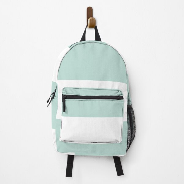 Item preview, Large MINT GREEN and WHITE HORIZONTAL STRIPES designed and sold by RachelMacht.