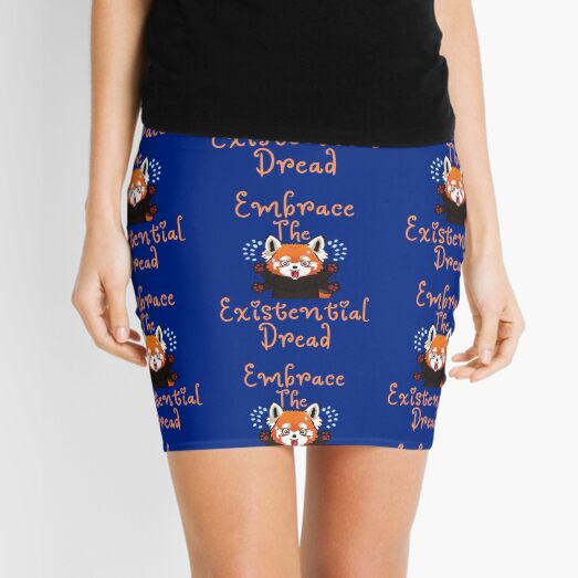 Embrace The Existential Dread Mini Skirt