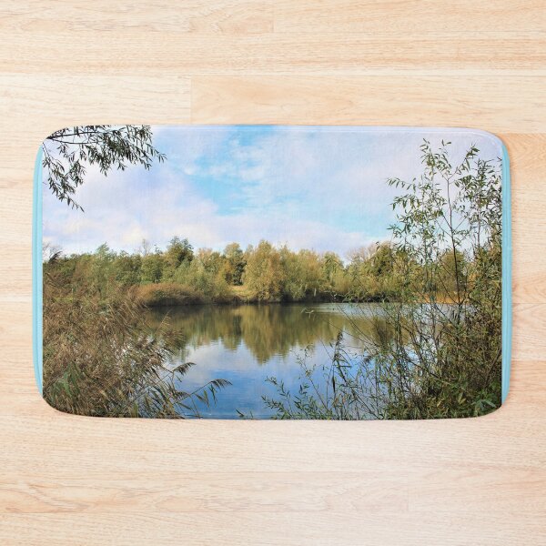 Item preview, Duck pond in urban nature reserve, Ghent designed and sold by wineandwords.