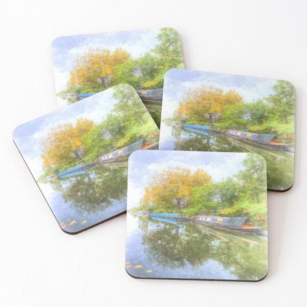 Item preview, Narrow Boat Art Scene designed and sold by Londonimages.
