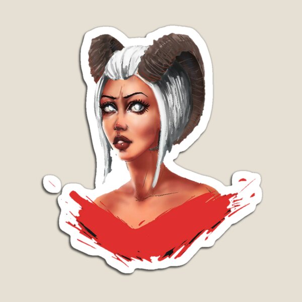 Item preview, fictional character "The Devil Girl" designed and sold by MET TAIBI.