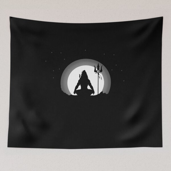 Item preview, Lord Shiva in Meditation under the Sky with Stars designed and sold by enjoytheshirt.