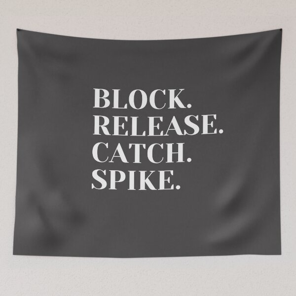 Aperçu de l'œuvre BLOCK RELEASE CATCH SPIKE: T-shirt NBA Large, créée et vendue par ToufikTech.