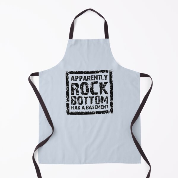 Item preview, Apparently Rock bottom has a basement designed and sold by OffbeetShirts.