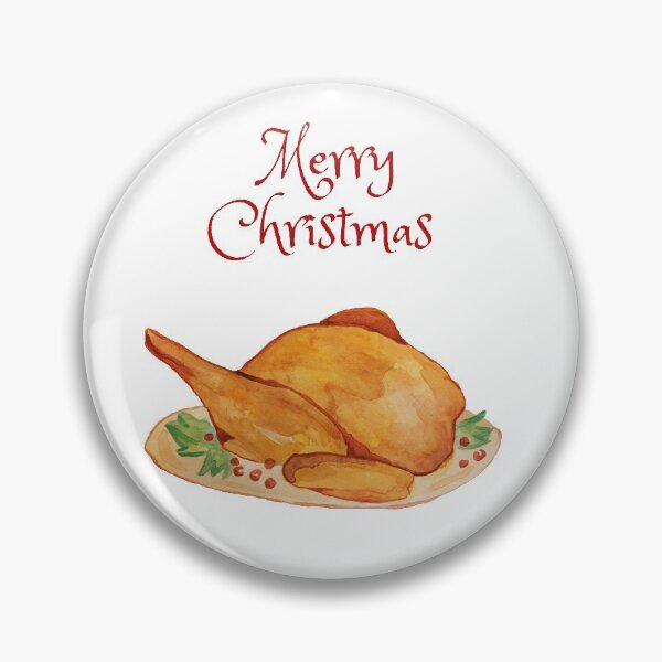 Item preview, Merry Christmas Chicken  designed and sold by BohoMoon.
