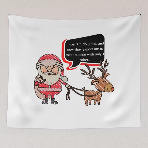 Item preview, Santas Covid restrictions designed and sold by Coots89.