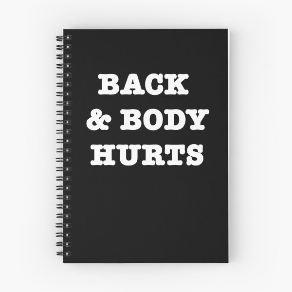 Item preview, Back and body hurts  designed and sold by famoso.