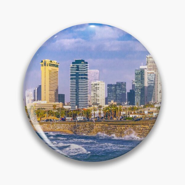 Item preview, Coastal Aerial Tel Aviv Cityscape, Israel designed and sold by DFLC Prints.