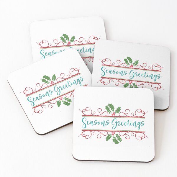Item preview, Seasons Greetings Distressed Text Design For Christmas Lovers designed and sold by Sunny Collections.