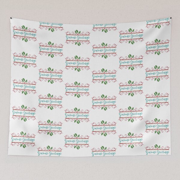 Item preview, Seasons Greetings Distressed Text Design For Christmas Lovers designed and sold by Sunny Collections.
