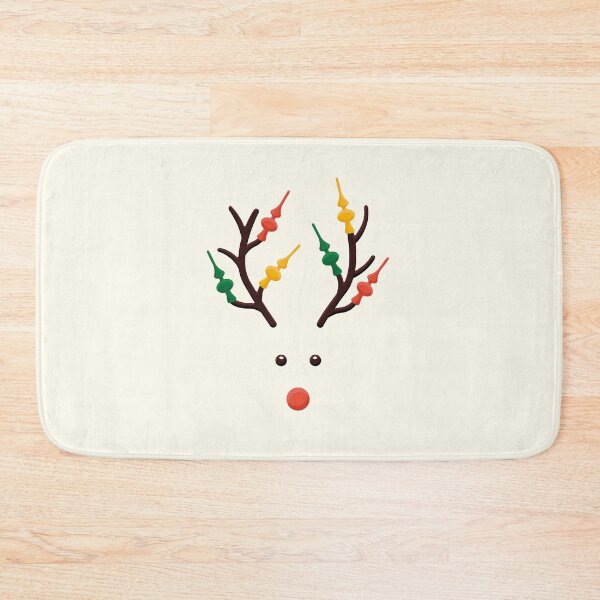 Item preview, Cute Christmas Reindeer With Tree Toppers designed and sold by Menno van der Meer.