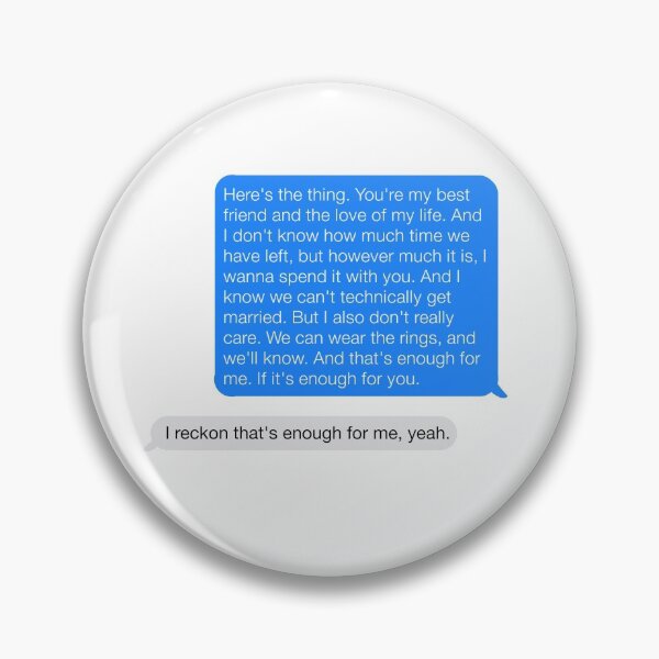 Item preview, i reckon that's enough for me - dani x jamie proposal designed and sold by cjdesigns7.