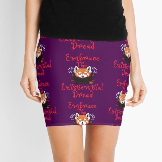 Embrace the Existential Dread Mini Skirt