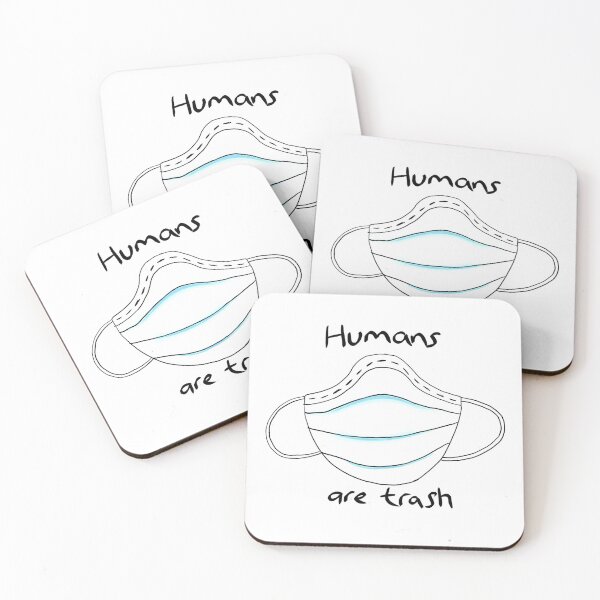Item preview, Humans are trash designed and sold by Miss-Take.