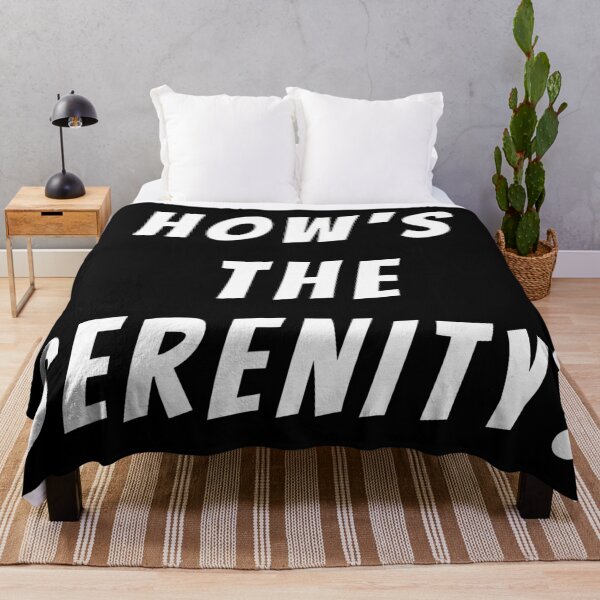 Item preview, How's the serenity? Text only design. designed and sold by JellyBeenzz.