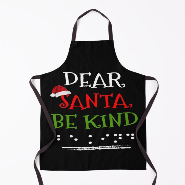 Artikelvorschau, Sei freundlich Weihnachten Lieber Weihnachtsmann Sei nett für die blinde Blindenschrift entworfen und verkauft von tshirtworld.
