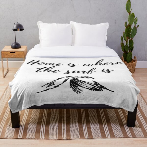 Aperçu de l'œuvre La maison est l'endroit où le surf est créée et vendue par Papermouse.