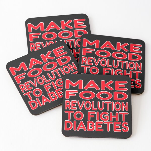 Item preview,  MAKE FOOD REVOLUTION TO FIGHT DIABETES - HAPPY WORLD DIABETES DAY designed and sold by Ralek.