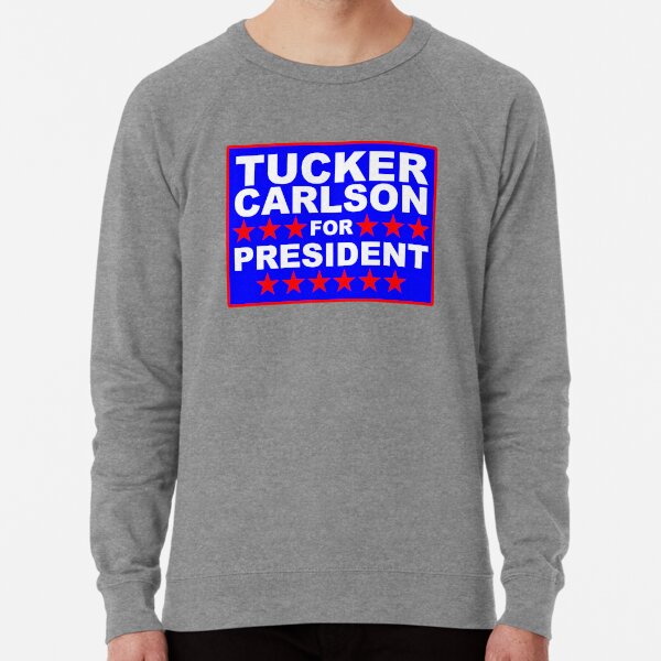 President Carlson Tucker Carlson /'24 Fox News 2024 Election Sweatshirt Political Unisex Crewneck Graphic Sweatshirt
