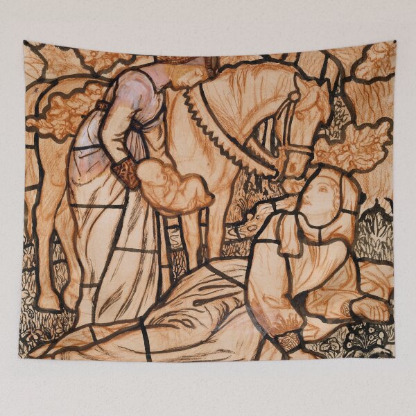 Item preview, The Birth of Tristram designed and sold by brushandframes.