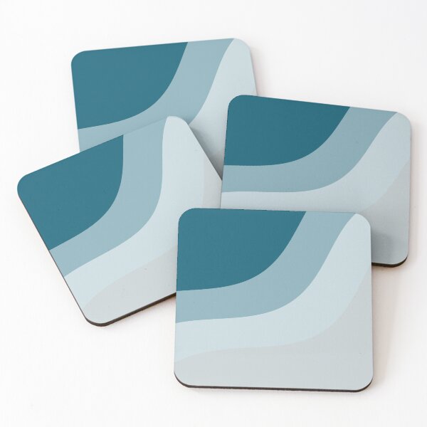 Item preview, Abstract Design | White and Blue Waves designed and sold by GamerGetup.